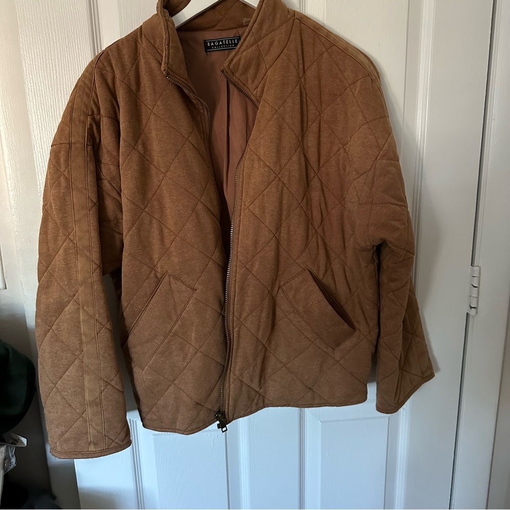 Tan Quilted Jacket